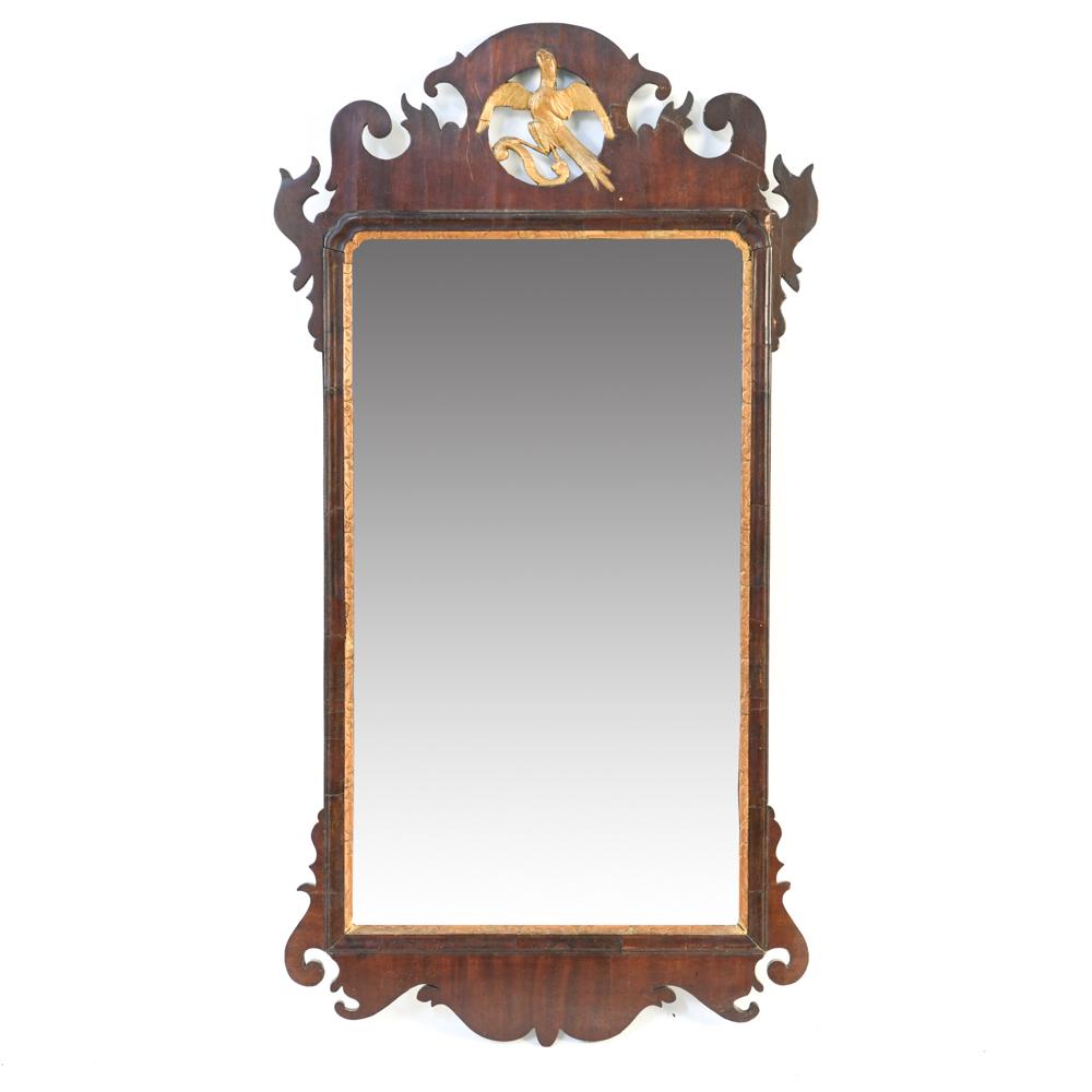 18TH / 19TH C. AMERICAN CHIPPENDALE MIRROR (1 of 8)