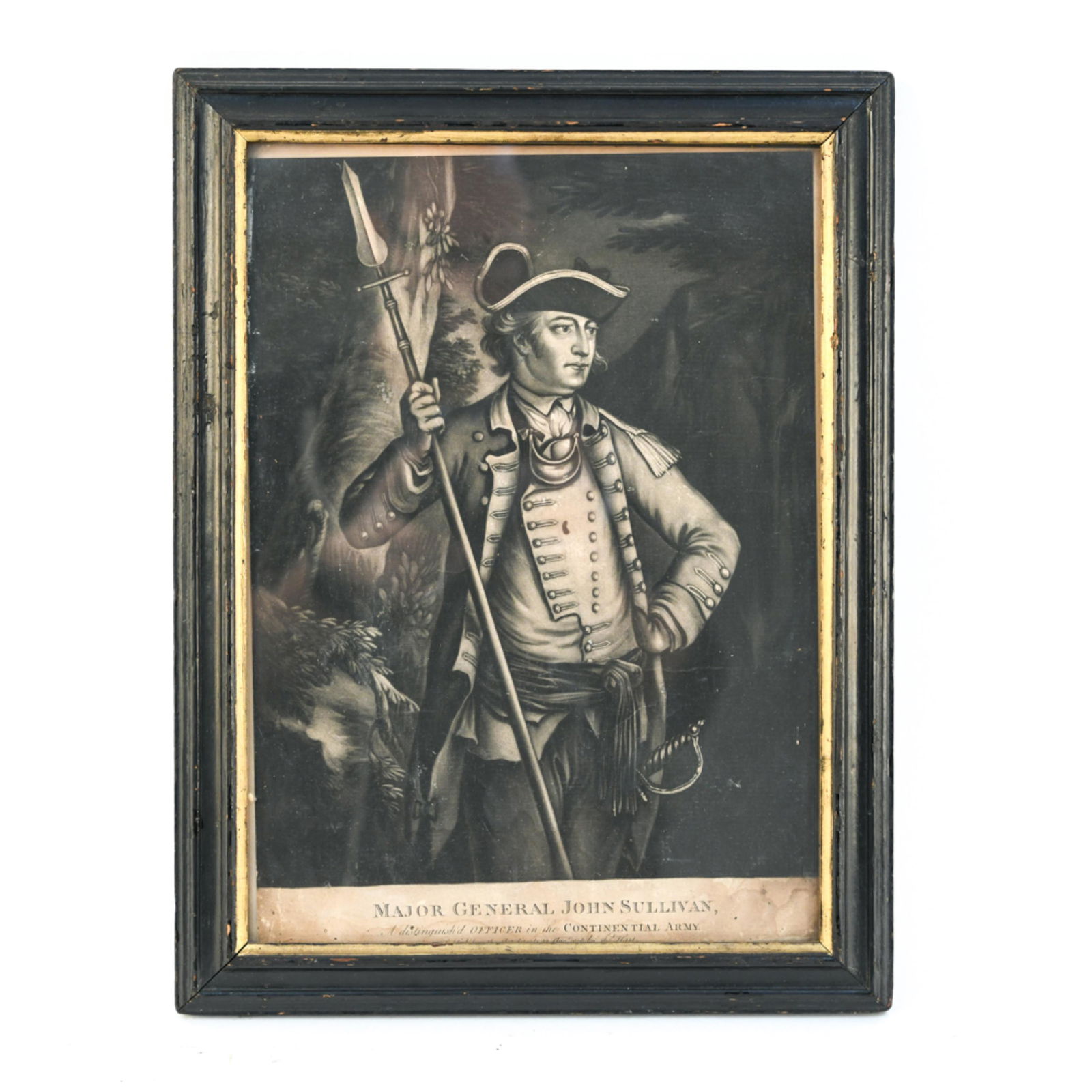 1776 MEZZOTINT MAJ GEN JOHN SULLIVAN (AMERICAN) (1 of 6)