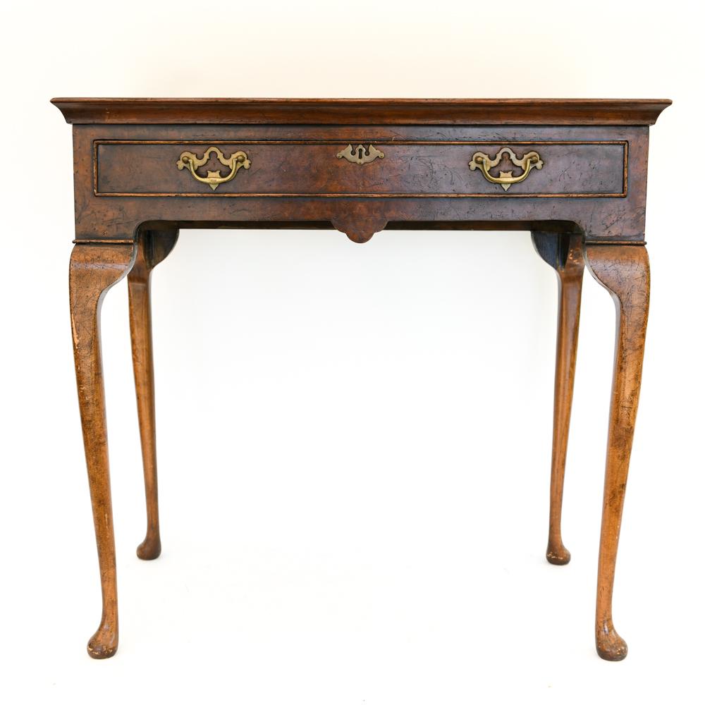 18TH C. STYLE BURL WOOD TABLE (1 of 19)