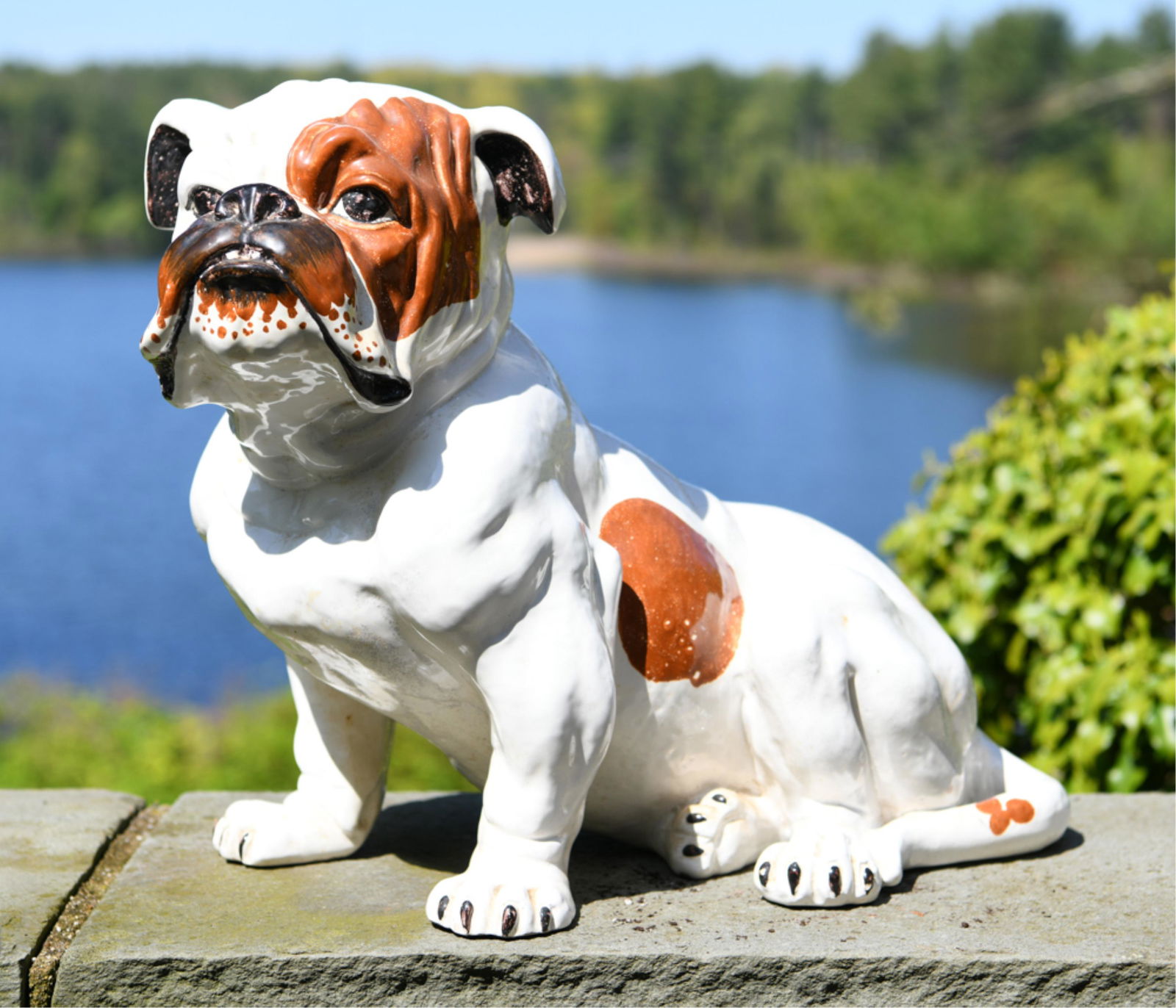 BERGDORF GOODMAN ITALIAN CERAMIC BULLDOG (1 of 5)