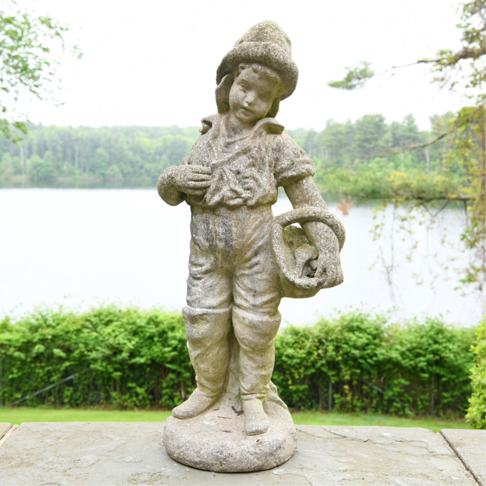 CAST CONCRETE GARDEN SCULPTURE (1 of 8)