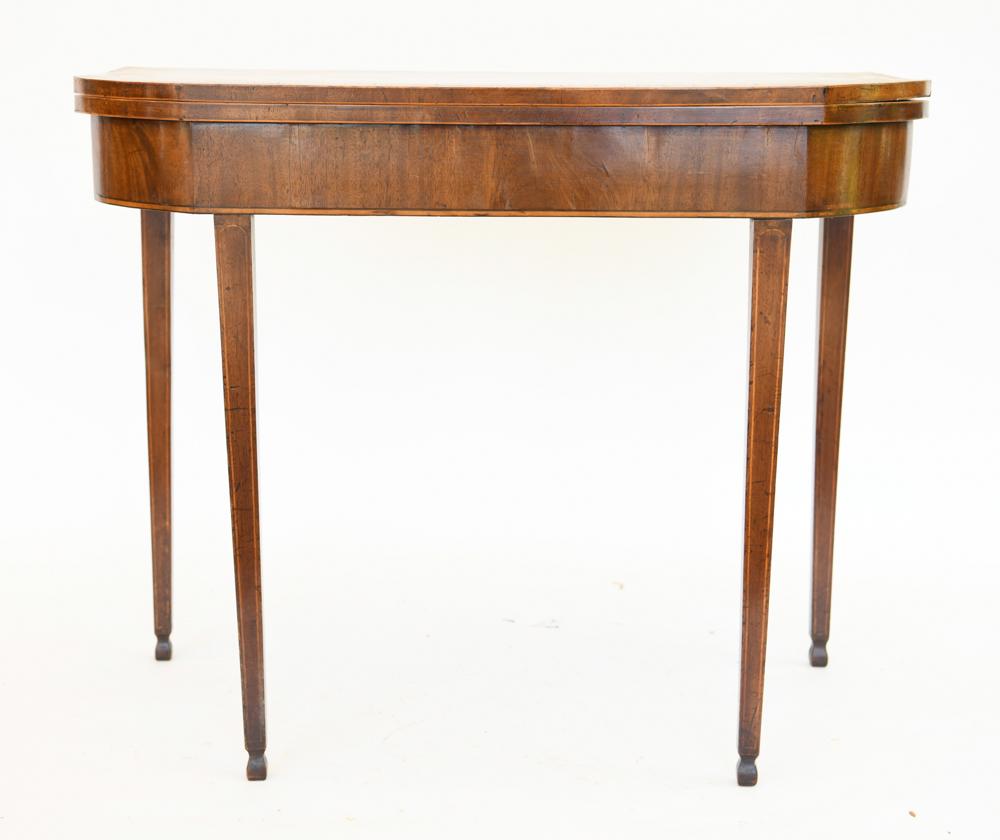 19TH C. SHERATON STYLE GAMES TABLE (1 of 11)