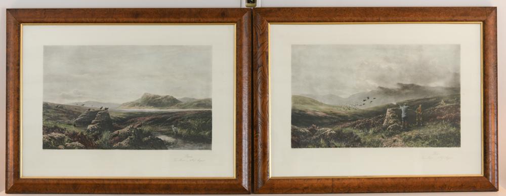PAIR OF DOUGLAS ADAMS 1896 HIGHLAND PRINTS (1 of 8)