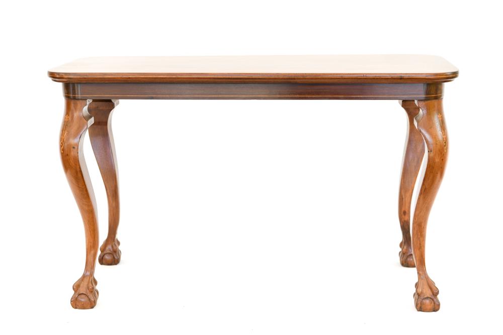 VINTAGE INLAID MAHOGANY TABLE (1 of 12)