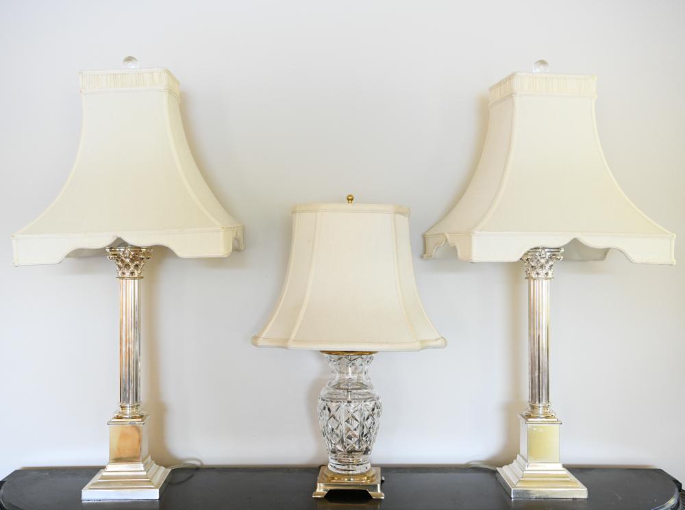 (3) CONTEMPORARY CLASSICAL STYLE LAMPS (1 of 17)