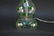 MID-CENTURY ART GLASS APPLIED POLKA DOT LAMP - 4