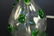 MID-CENTURY ART GLASS APPLIED POLKA DOT LAMP - 5