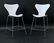 (2) FRITZ HANSEN BAR STOOLS - 2