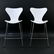 (2) FRITZ HANSEN BAR STOOLS - 7