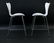 (2) FRITZ HANSEN BAR STOOLS - 8