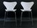 (2) FRITZ HANSEN BAR STOOLS - 9
