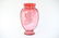 19TH C. CRANBERRY GLASS VASE WITH OVERLAY - 8