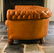 VINTAGE CHESTERFIELD BUTTERSCOTCH LEATHER SOFA - 10