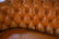 VINTAGE CHESTERFIELD BUTTERSCOTCH LEATHER SOFA - 5