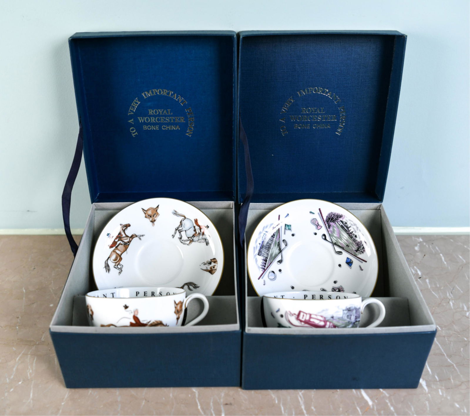 (2) ROYAL WORCESTER CUP & SAUCERS (1 of 10)