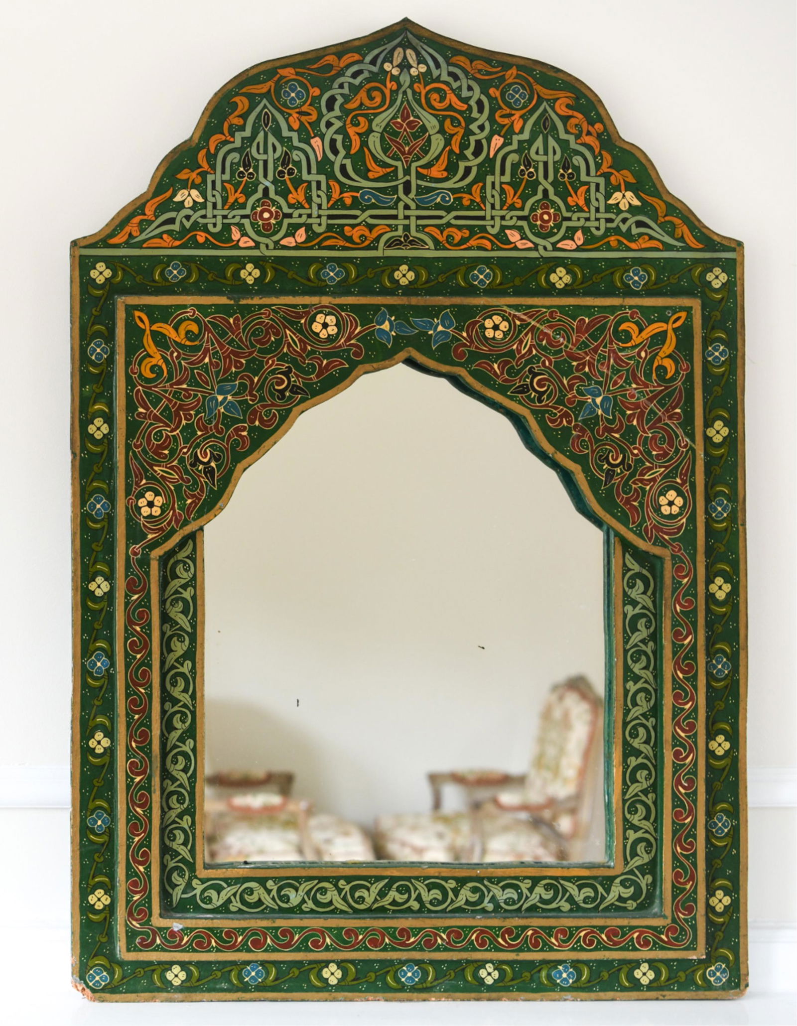 PAINTED MOROCCAN MIRROR (1 of 7)
