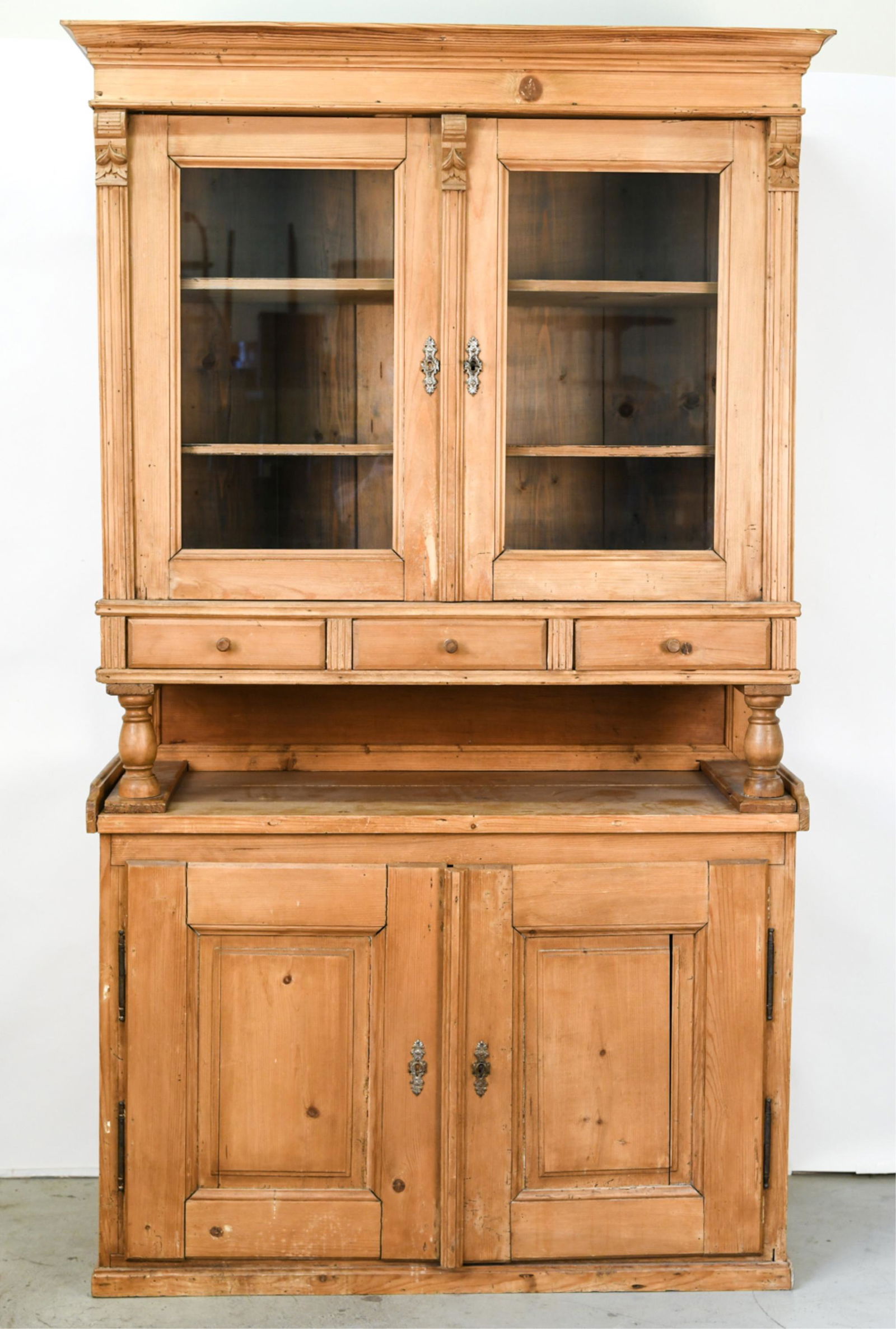 ANTIQUE PINE CUPBOARD (1 of 13)