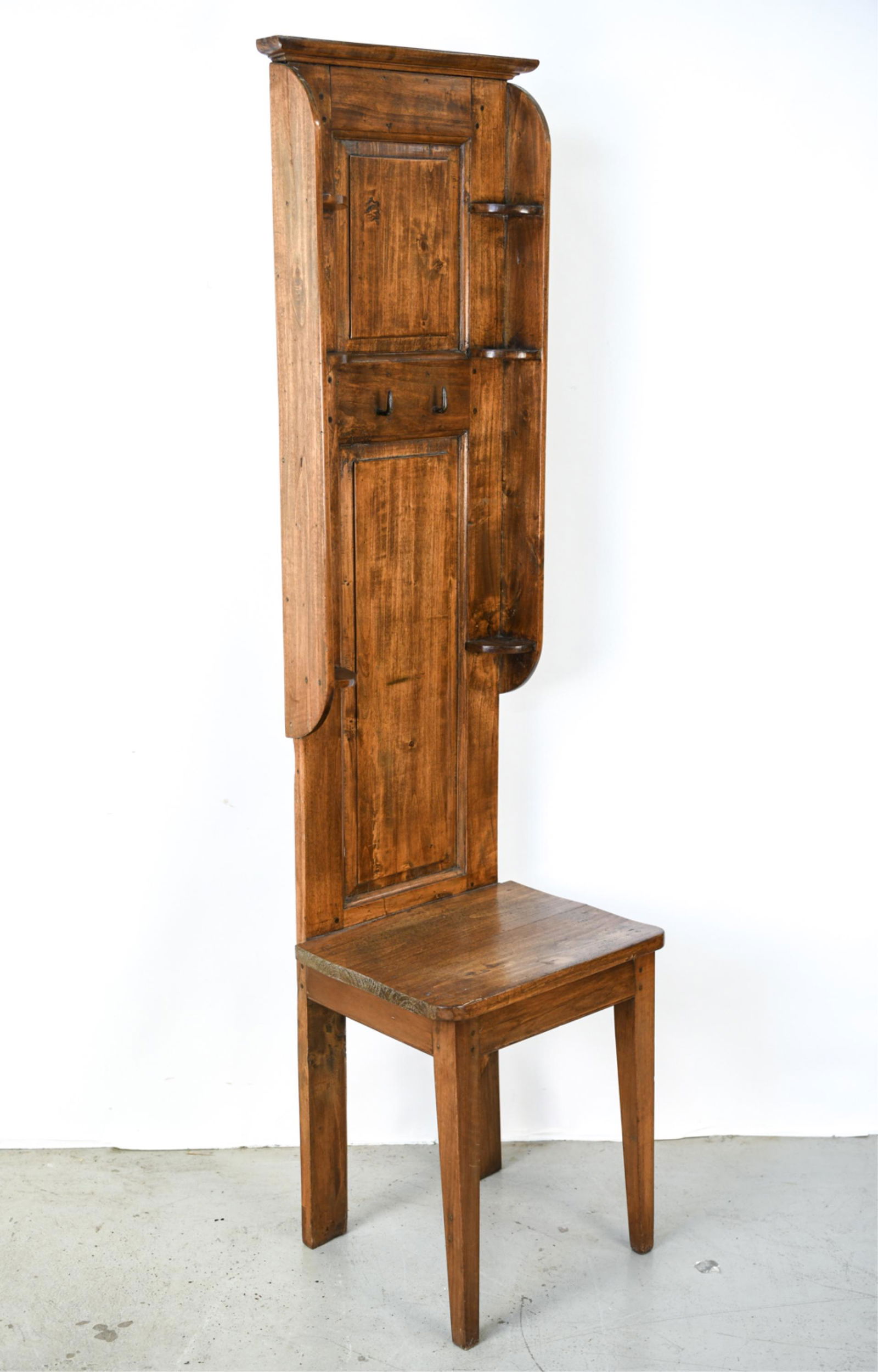 ANTIQUE HALL RACK BENCH SEAT (1 of 9)