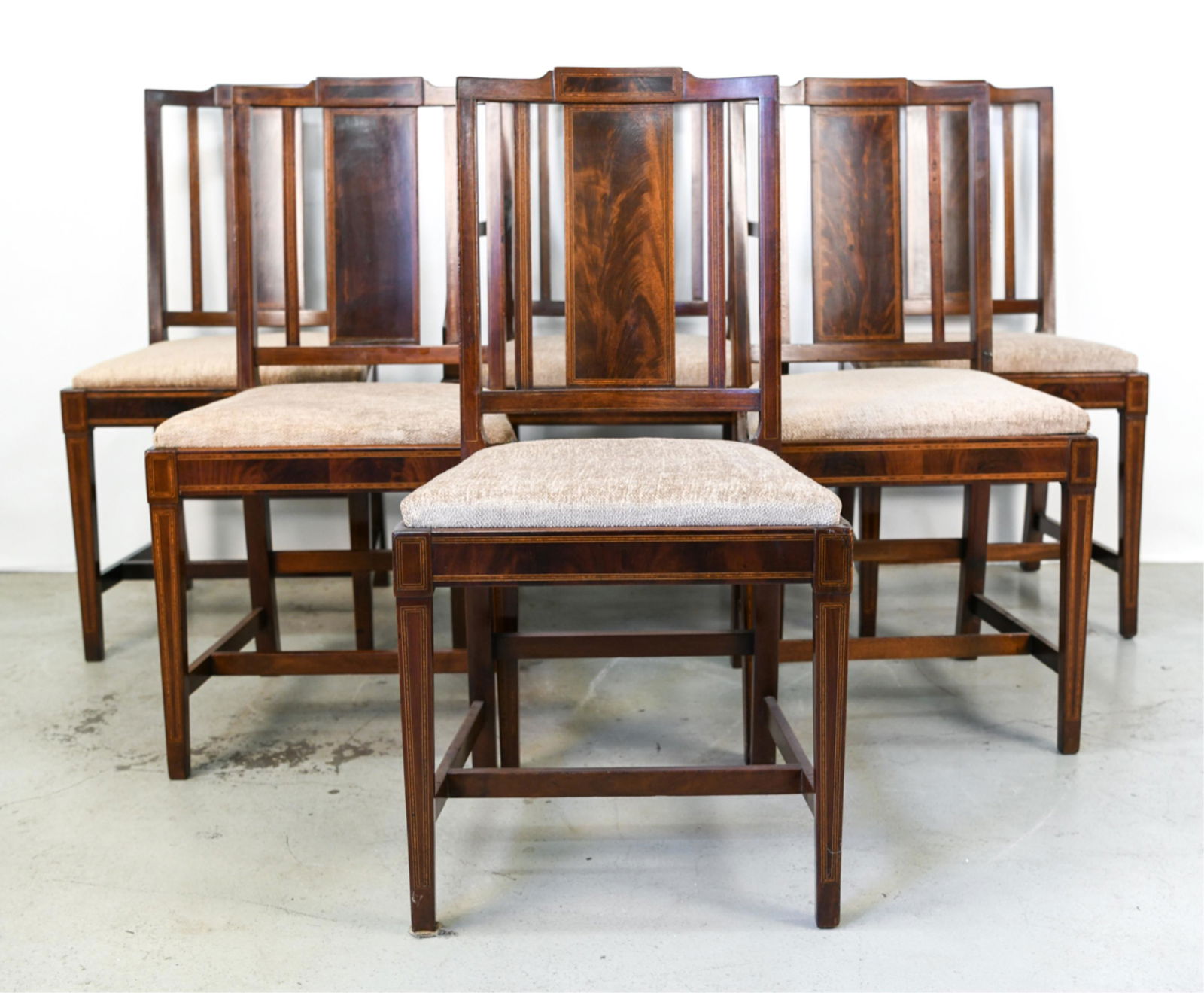 (6) MAHOGANY DINING CHAIRS (1 of 11)