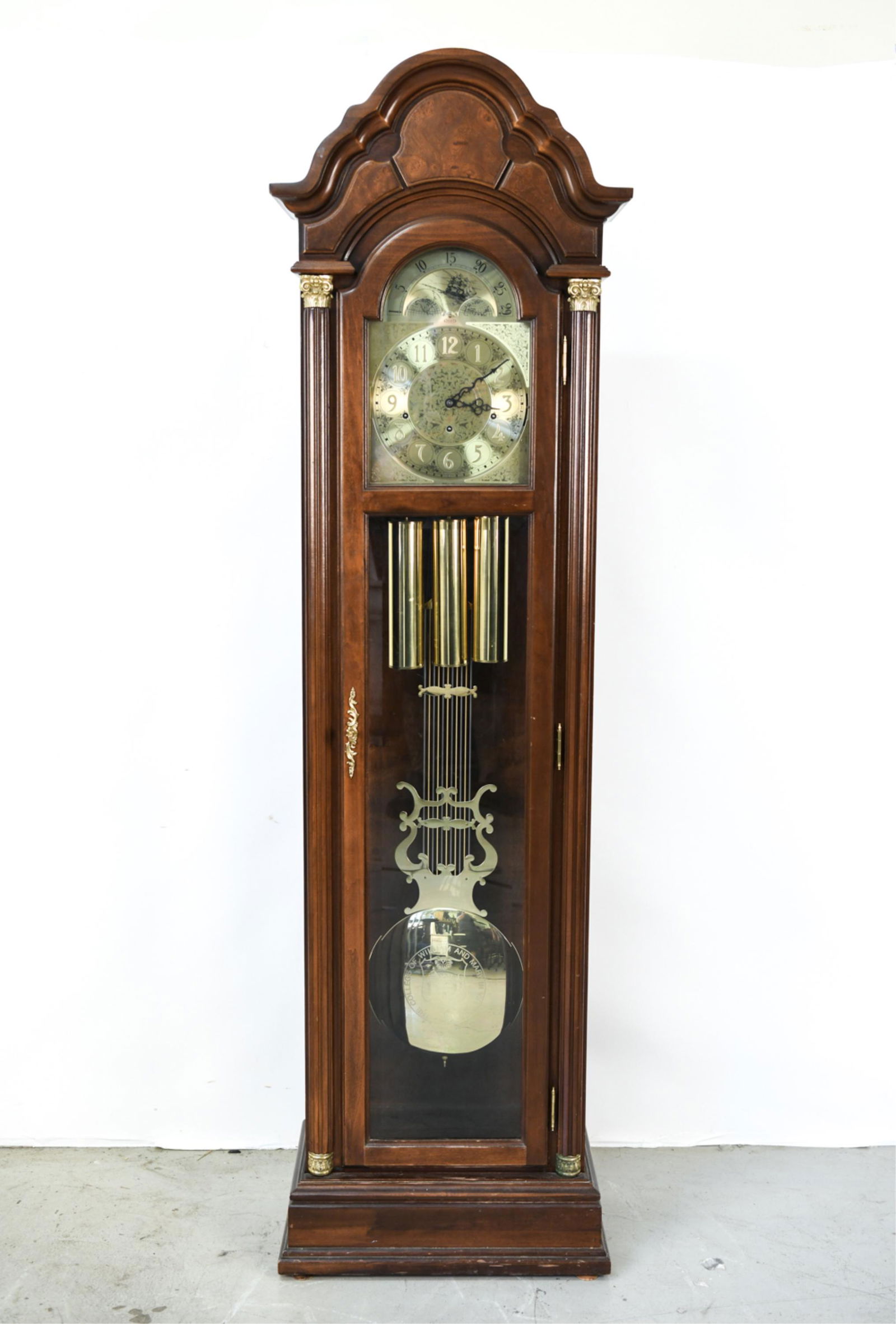 PEARL CLOCKS COMPANY WILLIAM MARY TALL CASE CLOCK (1 of 13)