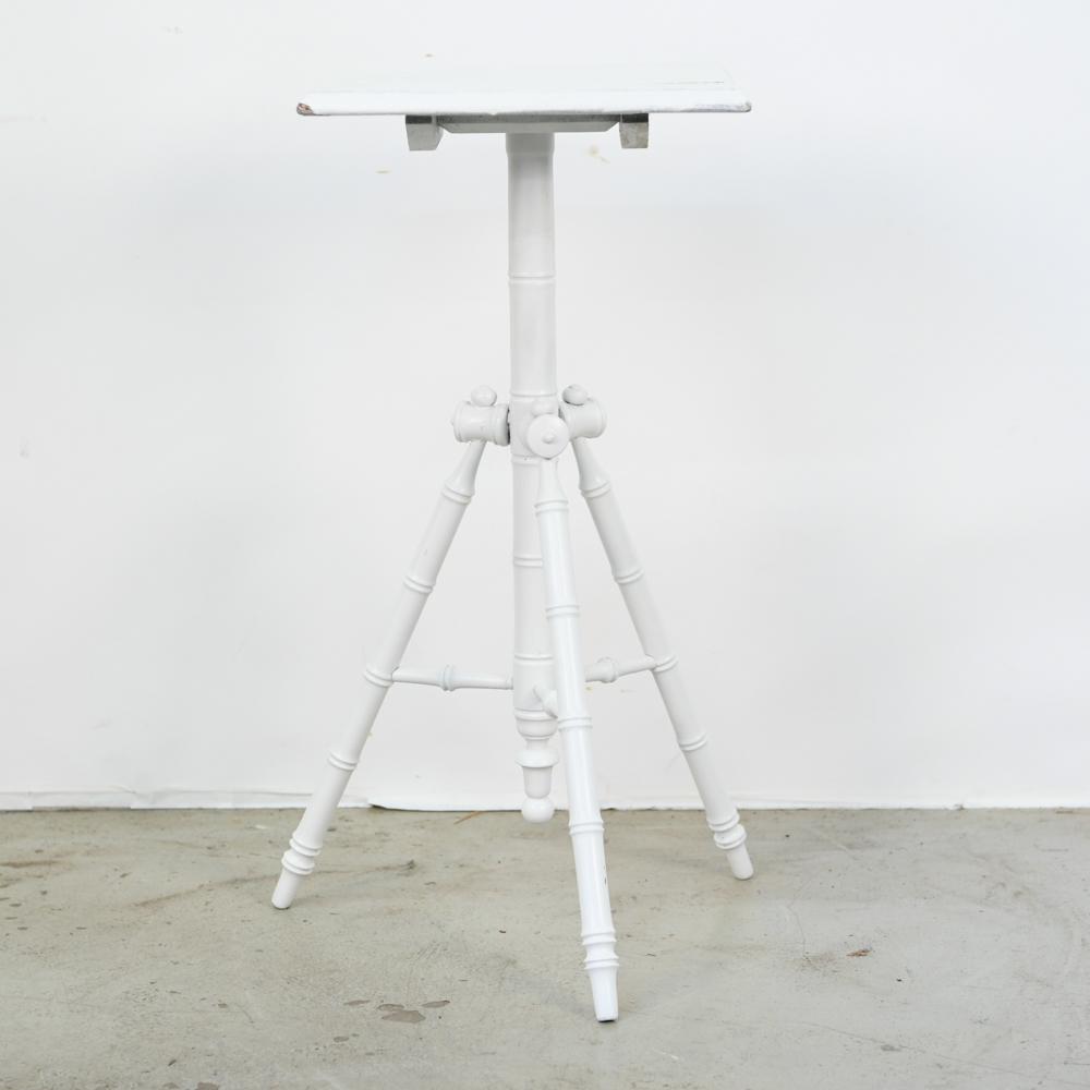 TURNED WOOD FAUX BAMBOO PLANT STAND (1 of 5)