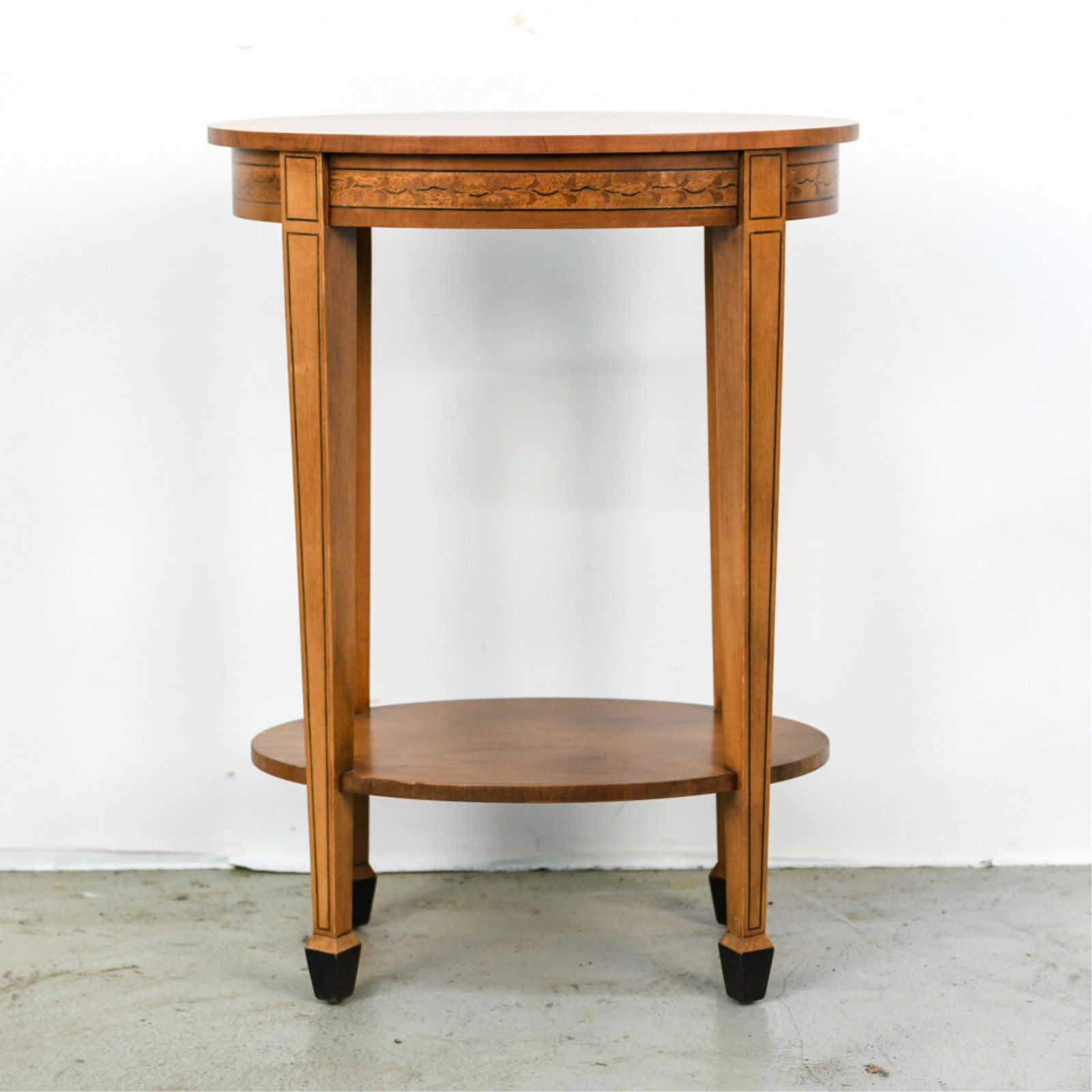 SMALL BAKER INLAID SIDE TABLE (1 of 6)