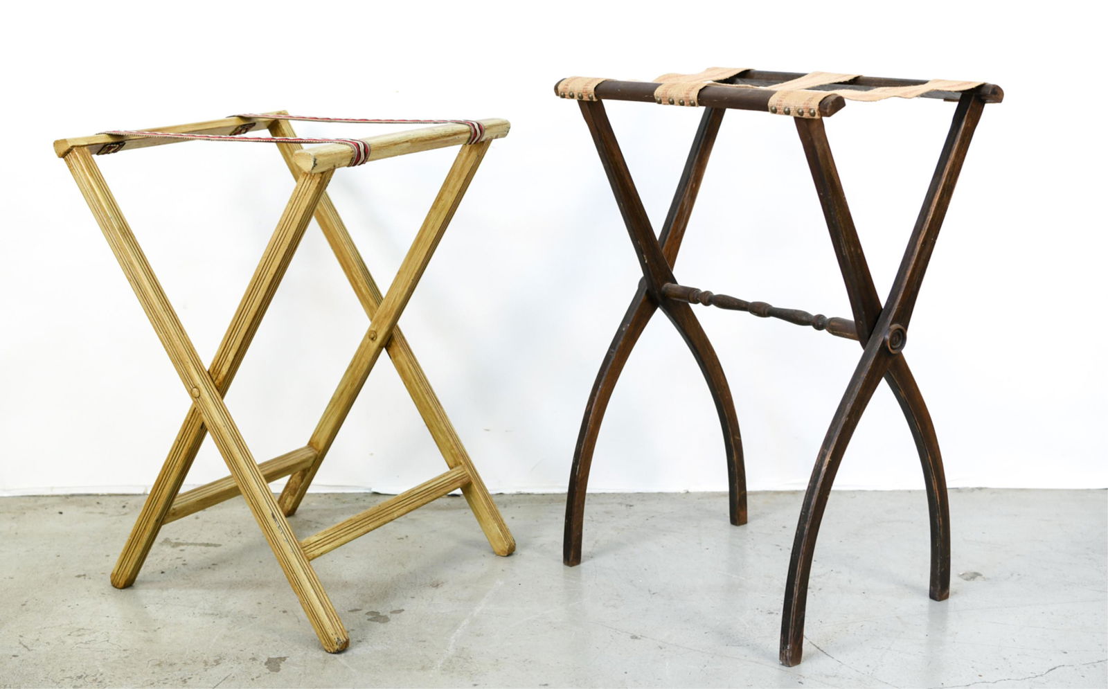 (2) VINTAGE LUGGAGE RACKS (1 of 4)