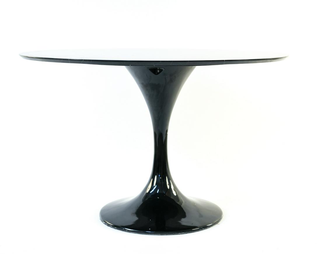 MARBLE TOP TULIP STYLE TABLE (1 of 9)