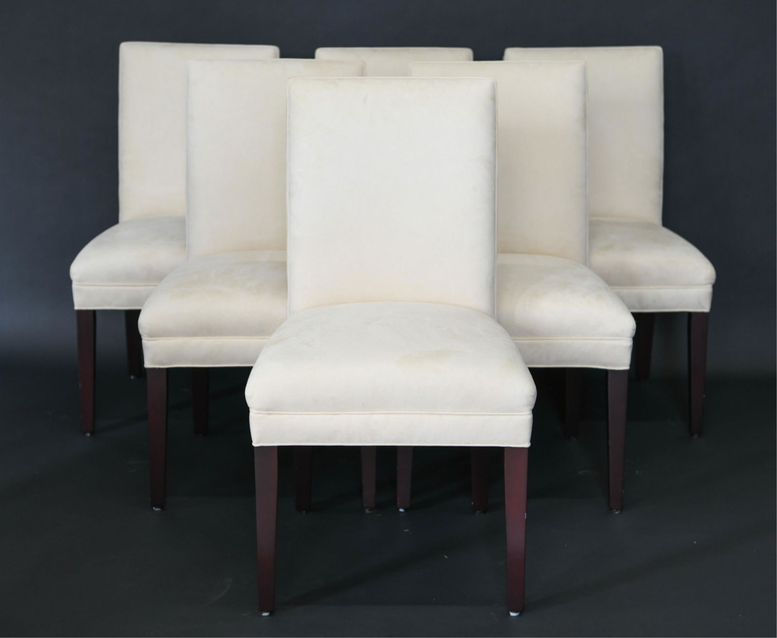 (6) CONTEMPORARY UPHOLSTERED DINING CHAIRS (1 of 10)