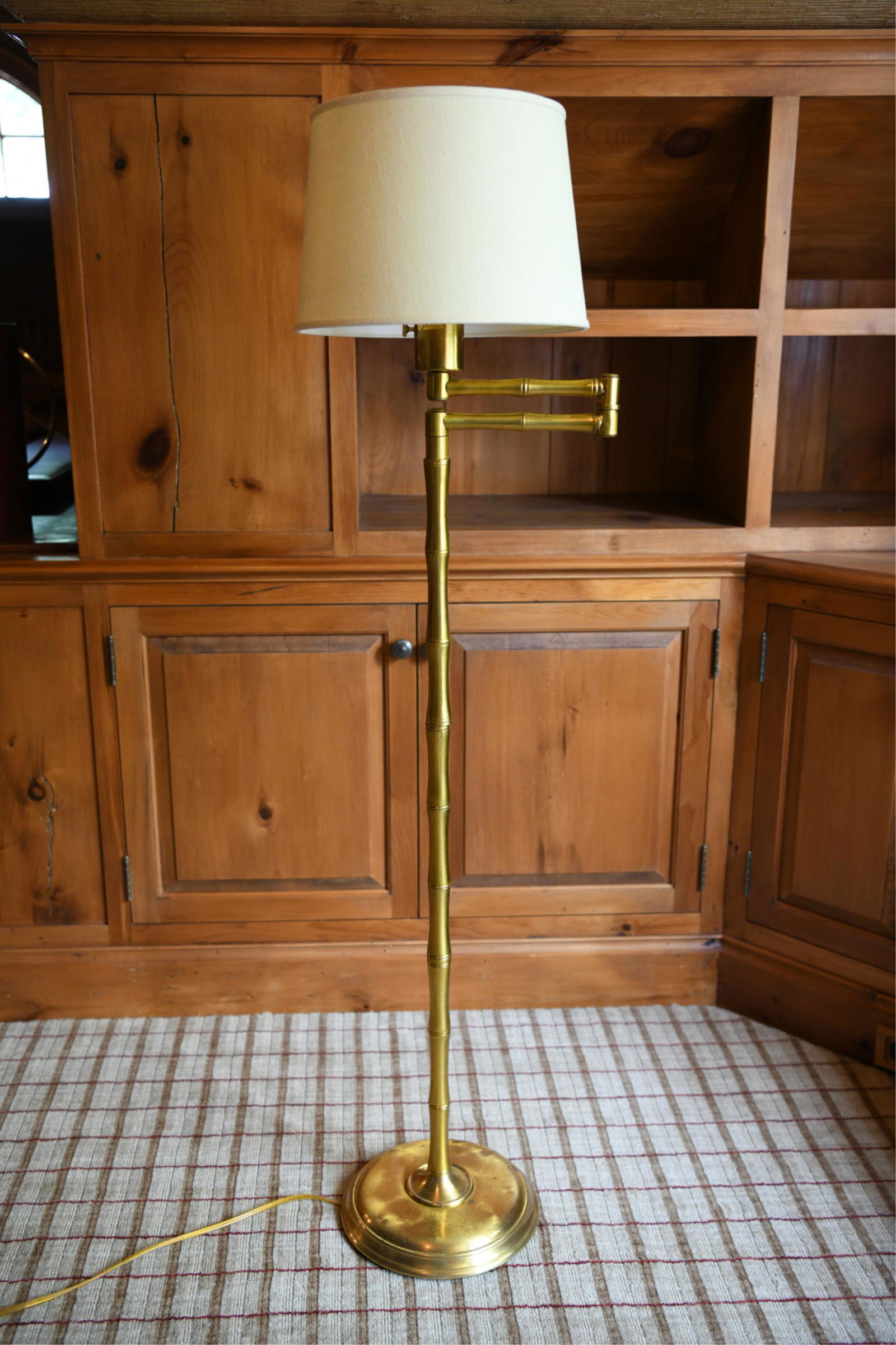 frederick cooper brass floor lamp