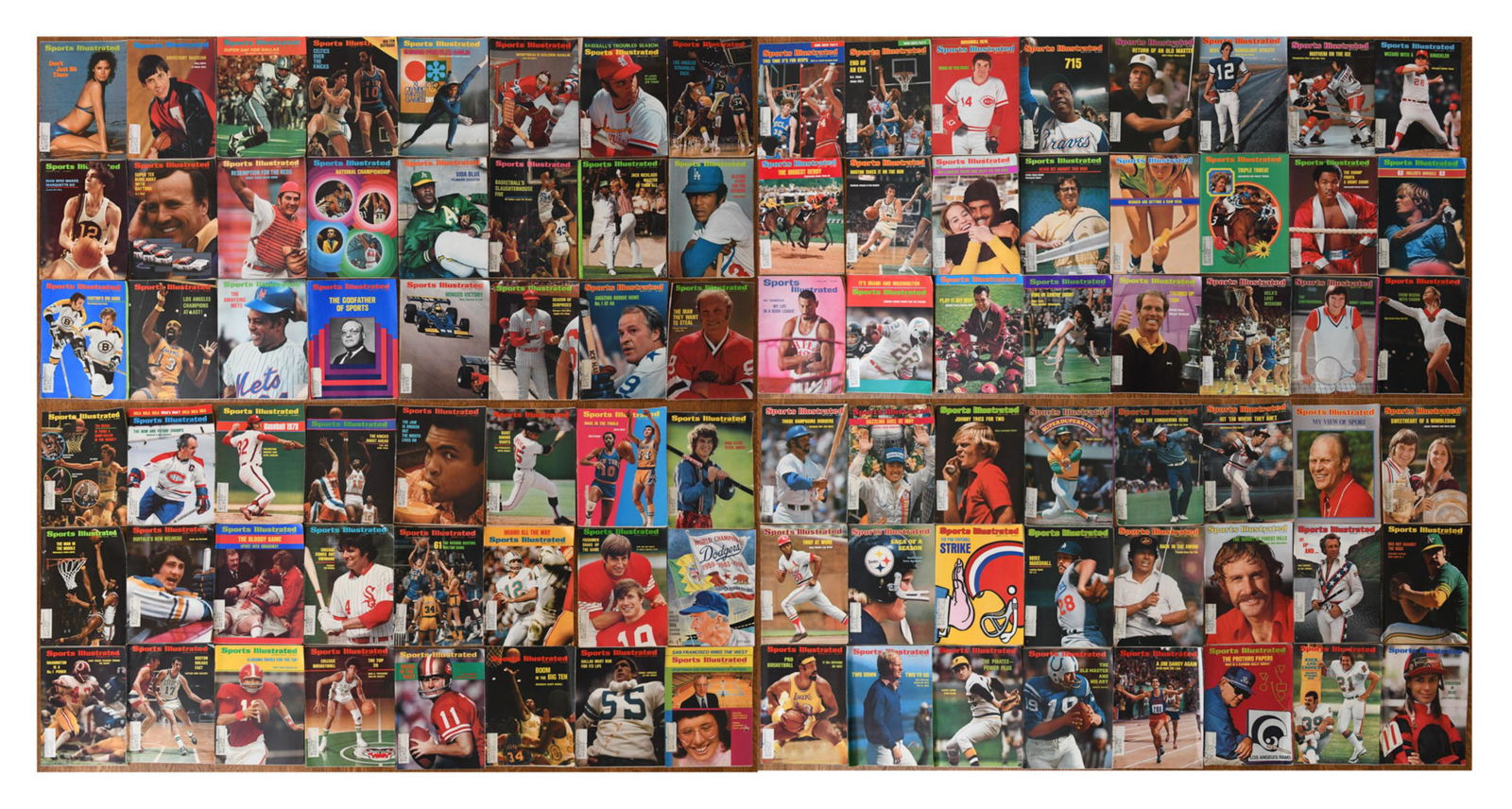 GROUPING EARLY 1970S SPORTS ILLUSTRATED MAGAZINES (1 of 17)