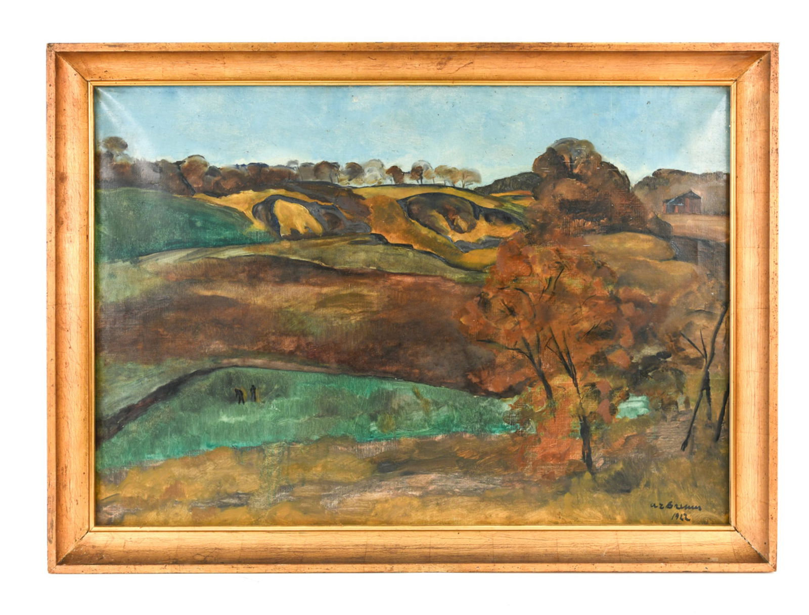 MODERN DANISH LANDSCAPE O/C (1 of 9)