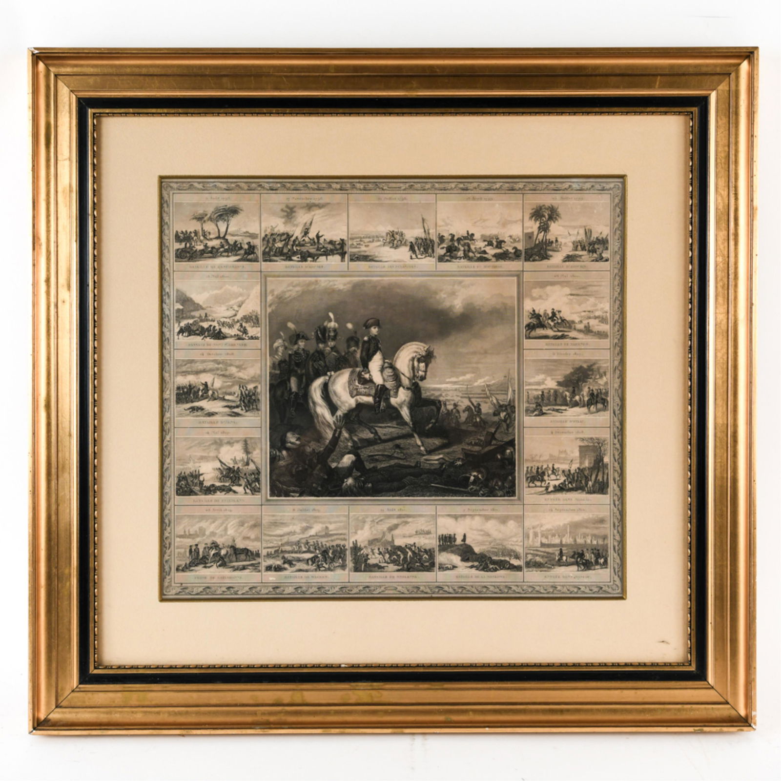 19TH C. ENGRAVING NAPOLEON AND HIS BATTLES (1 of 8)
