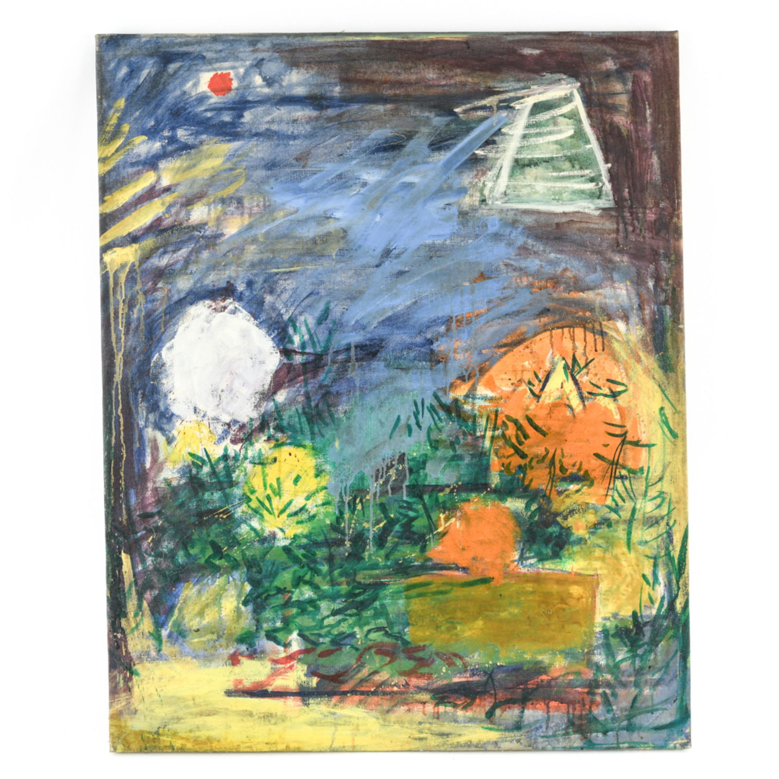 MODERNIST ABSTRACT LANDSCAPE O/C (1 of 8)