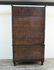 19TH C. EMPIRE FLAME MAHOGANY BOOKCASE DESK - 18