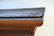 19TH C. EMPIRE FLAME MAHOGANY BOOKCASE DESK - 19