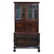 19TH C. EMPIRE FLAME MAHOGANY BOOKCASE DESK