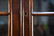 19TH C. EMPIRE FLAME MAHOGANY BOOKCASE DESK - 6