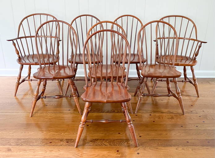 8) Frederick Duckloe Windsor Chairs