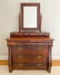 19TH C. EMPIRE MAHOGANY VANITY CHEST - 3