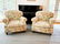 PAIR LOUNGE CHAIRS W/ ANIMAL & FLOWER UPHOLSTERY - 6