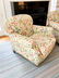 PAIR LOUNGE CHAIRS W/ ANIMAL & FLOWER UPHOLSTERY - 8