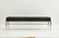 FLORENCE KNOLL STYLE CHROME AND LEATHER BENCH - 9