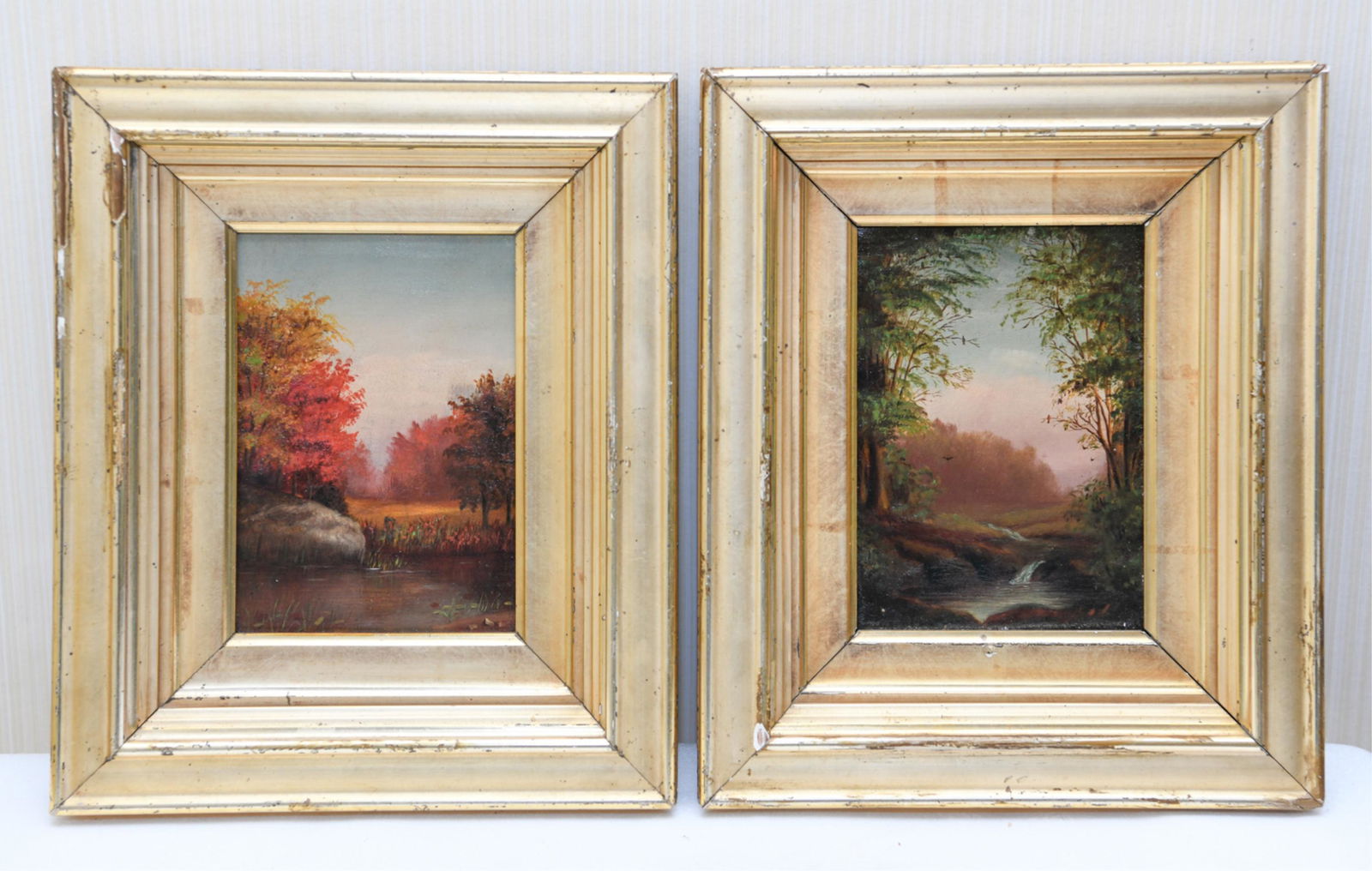 (2) 19TH C. AMERICAN HUDSON RIVER LANDSCAPES (1 of 10)