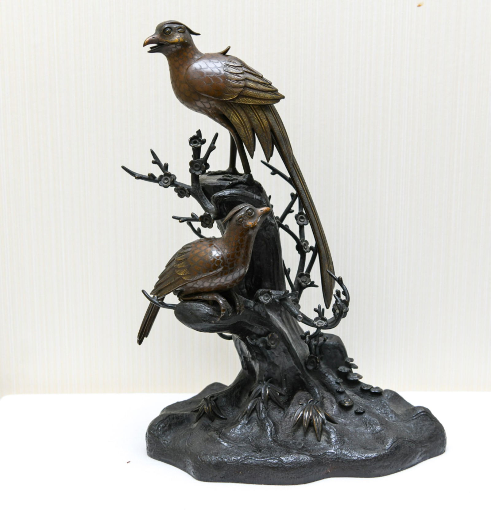 ANTIQUE JAPANESE BRONZE BIRD CENSER (1 of 20)