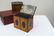 (2) BISCUIT TINS & (1) SPICE TIN CONTAINER - 3