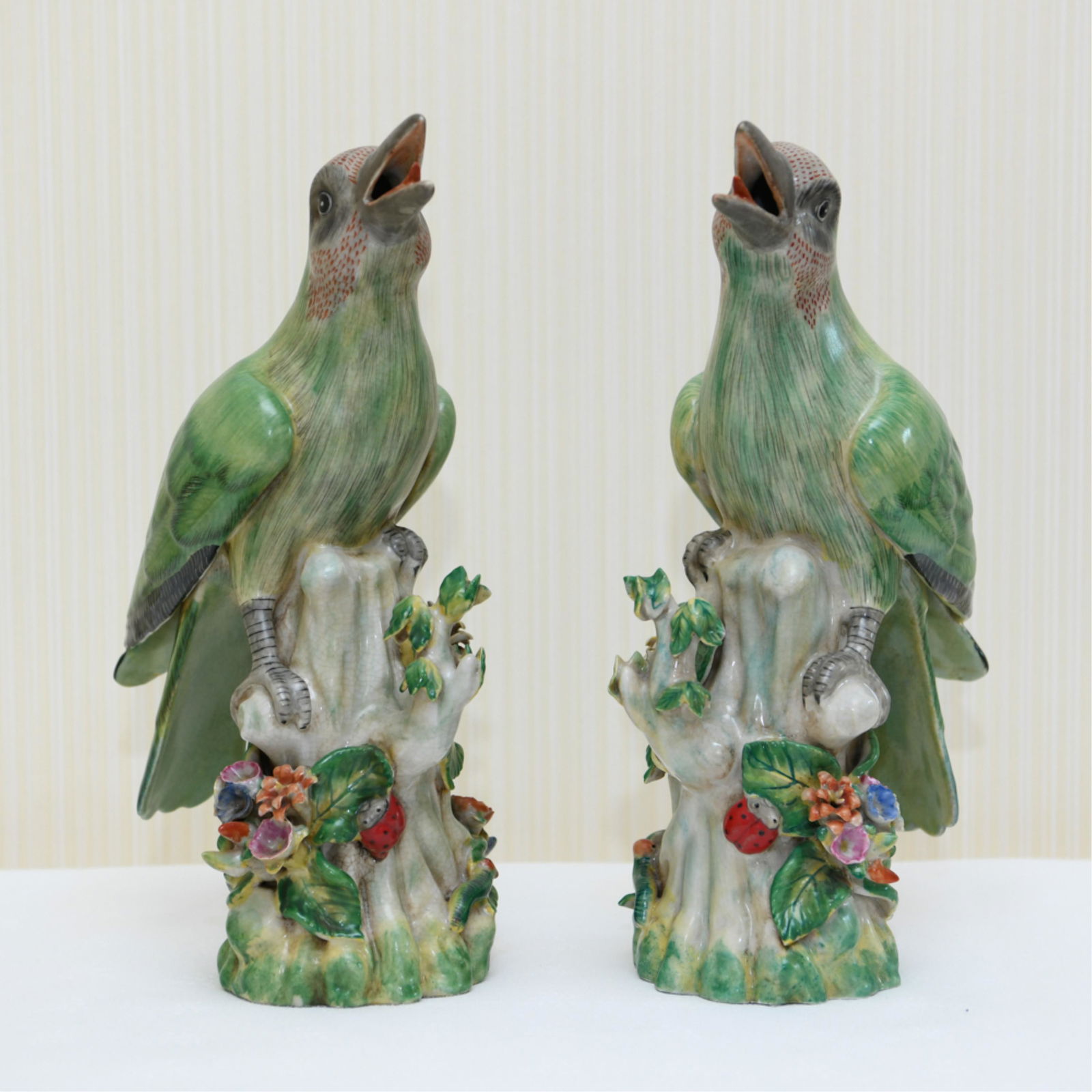 PAIR OF CHINESE PORCELAIN BIRDS (1 of 10)