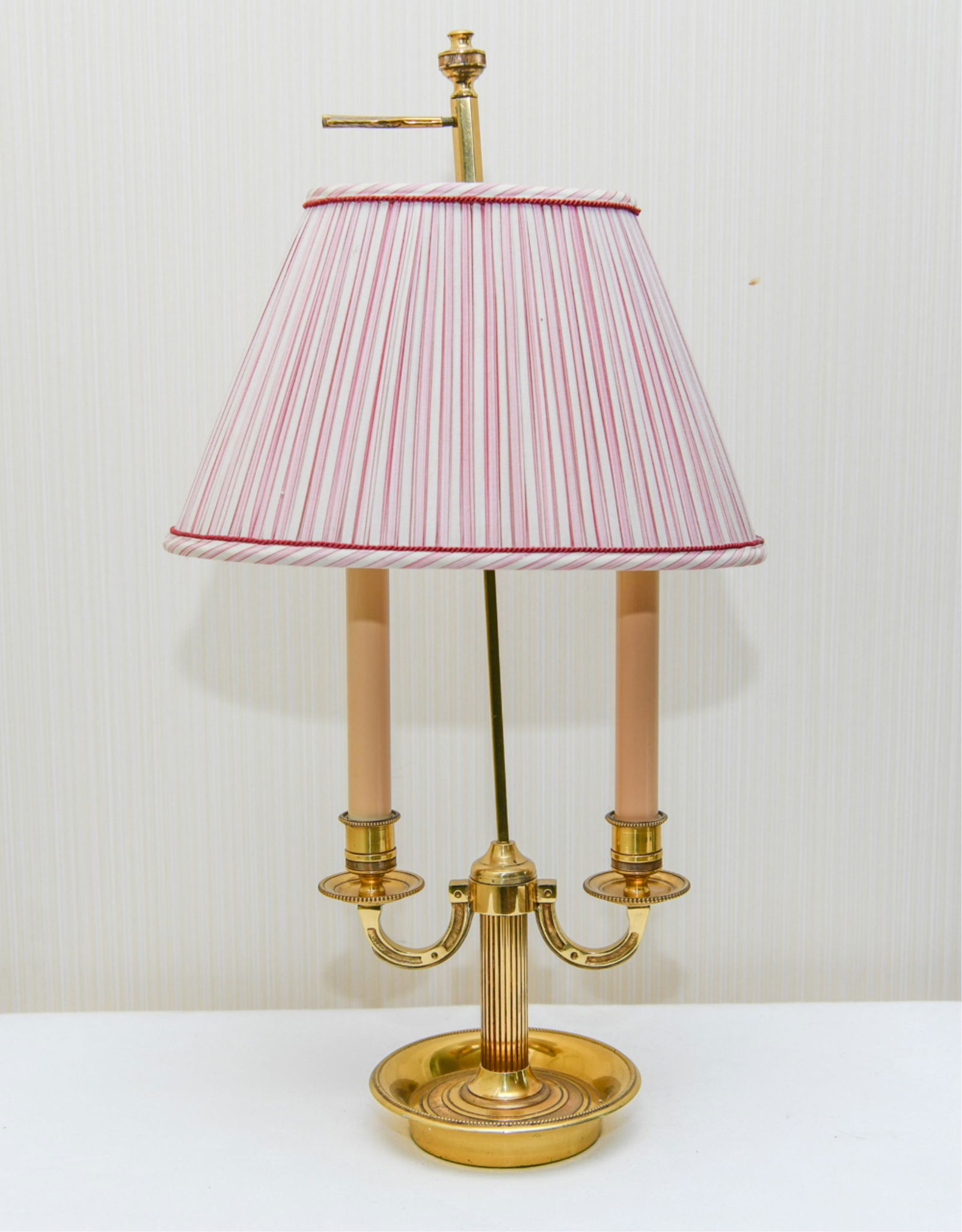 CONTEMPORARY BRASS BOUILLOTTE LAMP (1 of 9)