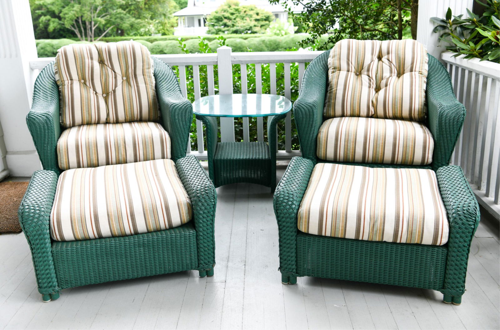 LLOYD LOOM OUTDOOR SEATING SUITE (1 of 14)