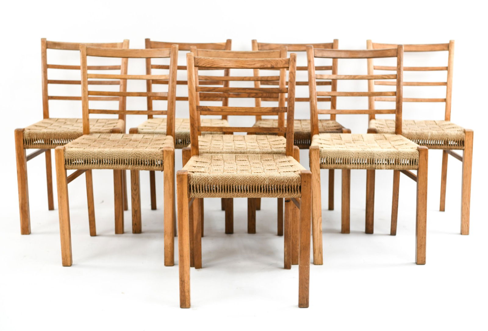 (8) FRITZ HANSEN 1940S DANISH SIDE CHAIRS (1 of 14)